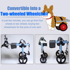 Adjustable Full Support Dog Wheelchair/Pets Cart, Dog Mobility Aids for Back Legs Pet Activity Structure, Disabled Leg Brace for Dogs Back Leg(XL)