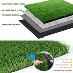 ALTRUISTIC High Density Artificial Grass Turf 5FTX68FT,PU Backing 38mm Pile Height Thick Realistic Synthetic Grass,4-Tone/Soft Indoor Outdoor Fake Faux Grass Rug Mat Lawn Garden Patio Landscape Dog