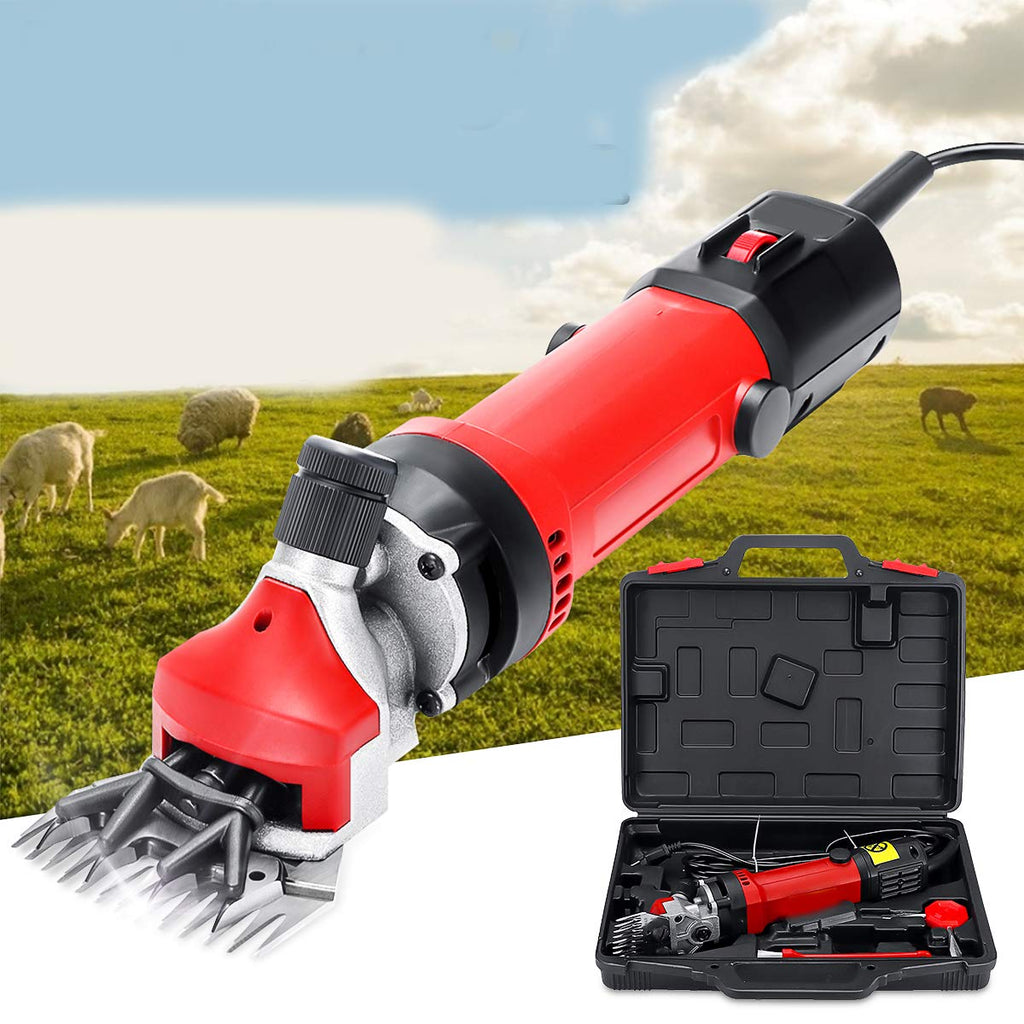 1000W Electric Sheep Pet Hair Clipper Shearing Kit,Shear Wool Cut Goat Pet Animal Shearing Supplies Farm Cut Machine