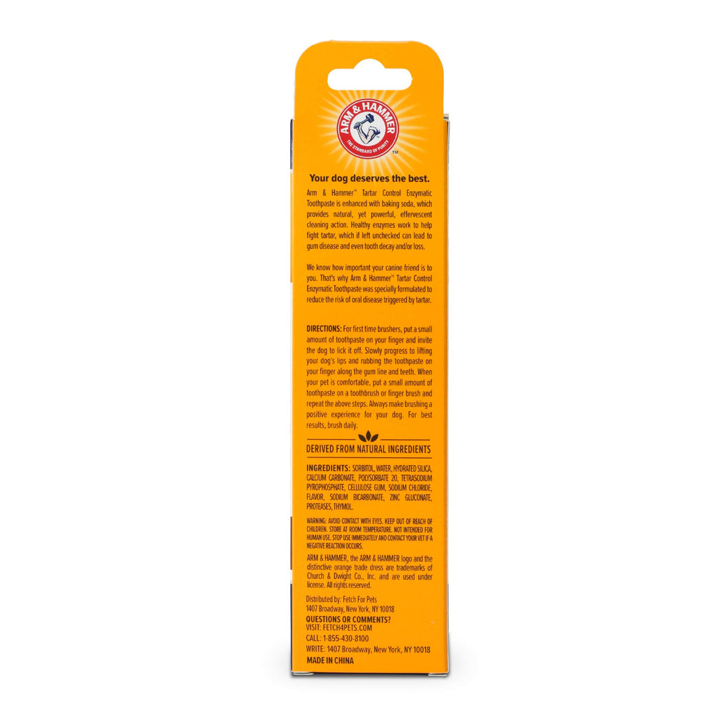 Arm & Hammer Dog Toothpaste, Enzymatic Tartar Control, 72 Pack