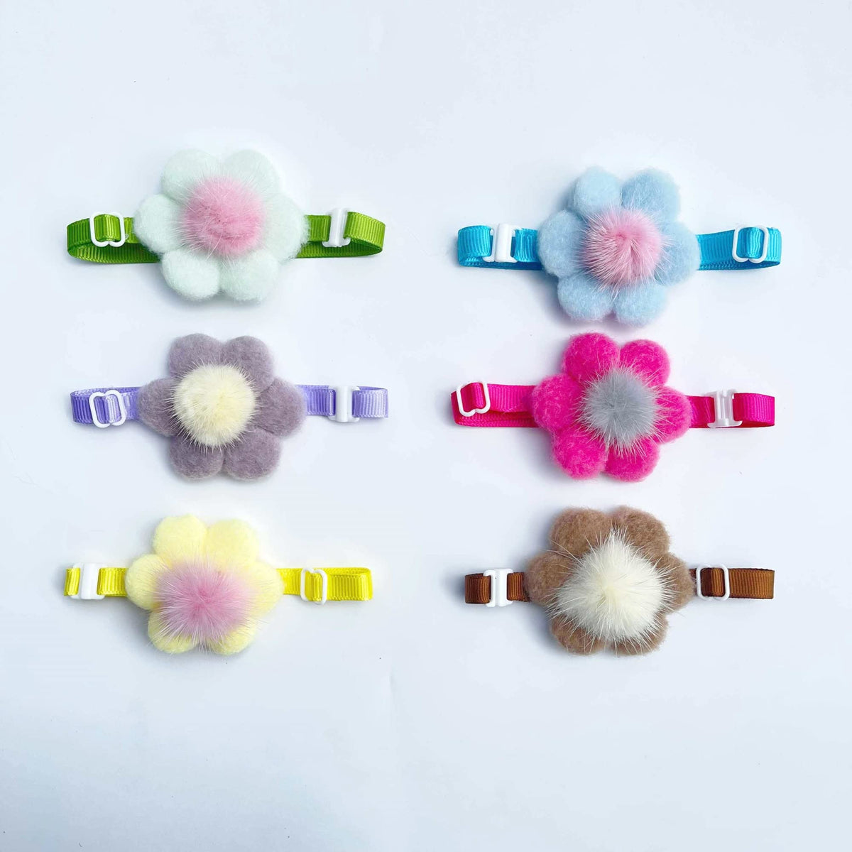 50/100 pcs Flower Puppy Dog Cat Bow Ties Necktie Cute Pets Bowties Supplies Grooming for Small Dogs
