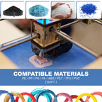 3D Printer Extruders,Desktop Plastic Recycled PET Filament Maker,Output Filament 500–1000g/H