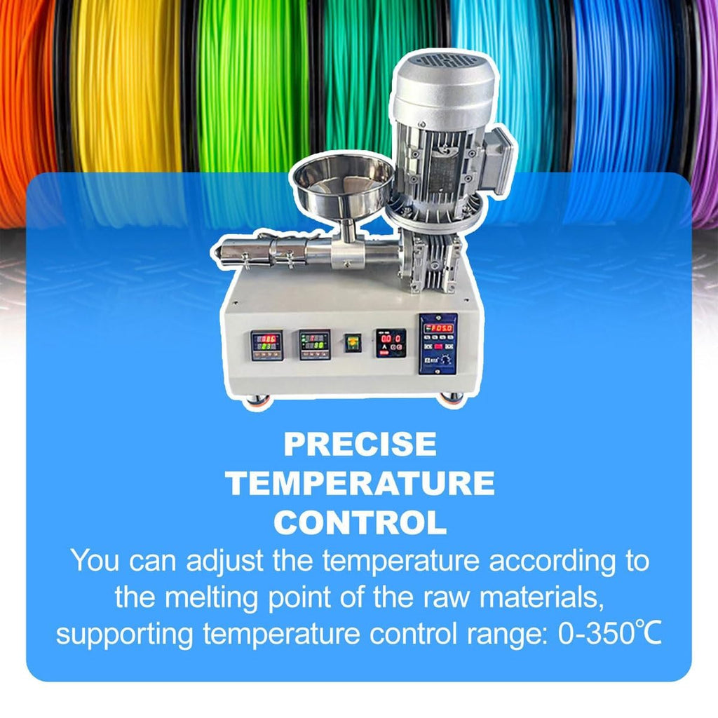 3D Printer Extruders,Desktop Plastic Recycled PET Filament Maker,Output Filament 500–1000g/H