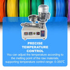3D Printer Extruders,Desktop Plastic Recycled PET Filament Maker,Output Filament 500–1000g/H