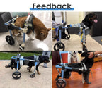 4-Wheel Dog Wheelchair for Large Dogs – Comfortable Full Support Mobility Cart for Aging, Disabled, Injured, or Arthritic Pets – Ideal for Sheep & Goats (X-Large)