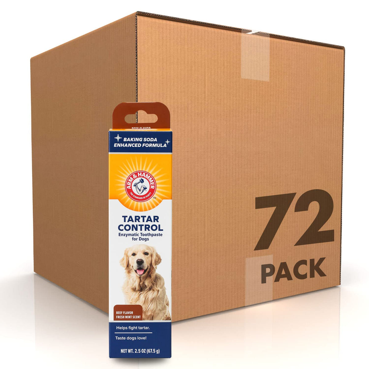 Arm & Hammer Dog Toothpaste, Enzymatic Tartar Control, 72 Pack