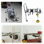 Adjustable Dog Wheelchair Cat Wheelchairs Cart, Full Support Dog Assisted Walking Device for Limbs Recover, Pet Mobility Aid Small Medium Large(Medium)