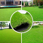 Artificial Grass for Dogs Indoor Outdoor Rug Carpet Customized Sizes Fake Grass for Pets, Realistic Artificial Turf Rug for Patio, Blade Height 1.38 Inch 6Feet X 48Feet