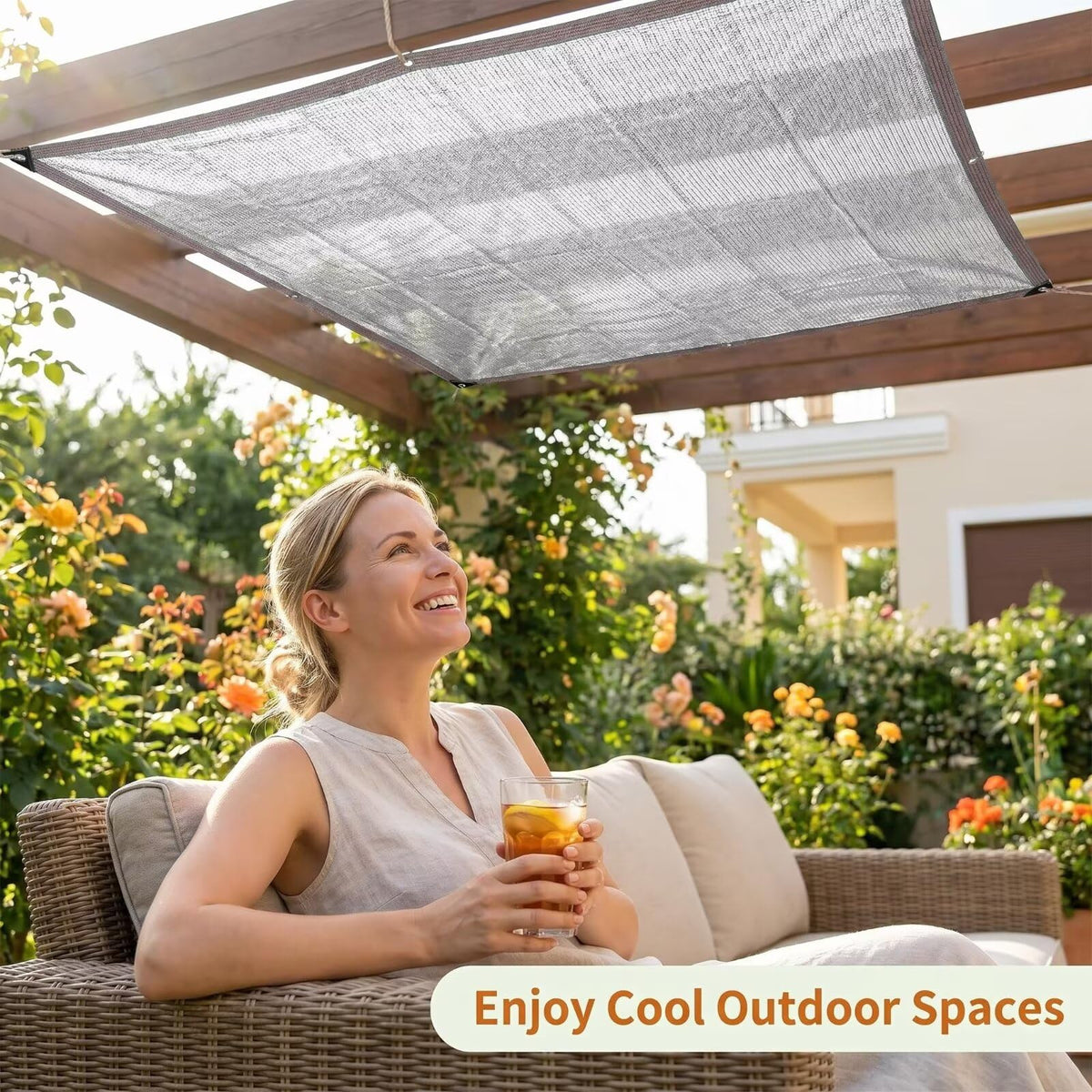 95% Aluminum Shade Cloth, 15'x33' Car/Dog Sun Reflective Aluminet tarp,Silver Reflective Sun Shade Net Cover with Grommets,Breathable,Sun/UV/Heat Blocking for Camping,RVs,with Accessories