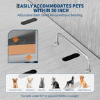 Aptliton 50 Inch Stainless Steel Dog Grooming Tub with Ramp Right Door