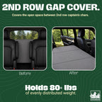 2nd Row Dog Car Seat Cover for Back Seat, Made in USA (Medium - Mocha)