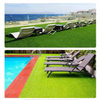 Artificial Grass Door Mat, Indoor/Outdoor Rug Green Turf Perfect for Multi-Purpose Home Entryway Scraper Doormat Dog Mats (3x9m/9.8x29.5ft)