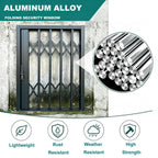 Anti Theft Heavy Duty Security Gate, Collapsible Retractable